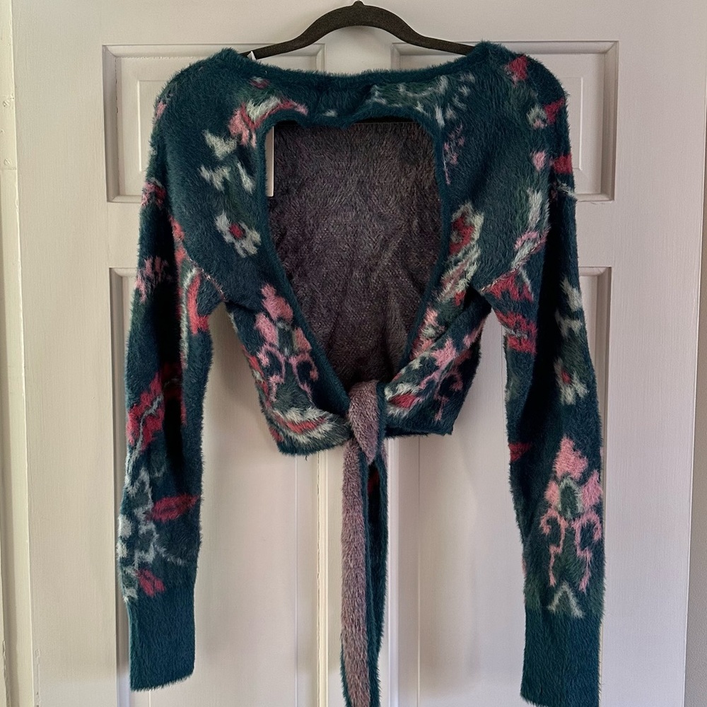 Daily Practice by Anthropologie Open Back Sweater Top - Picture 3 of 6